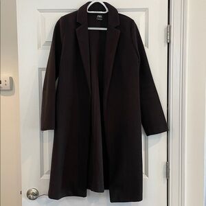 Zara Dark Brown Overcoat